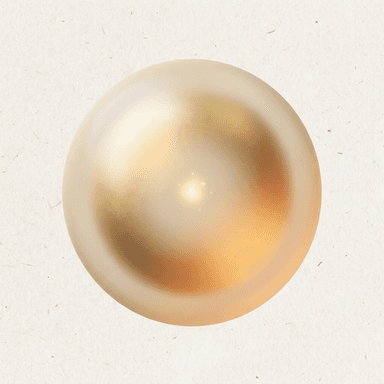 A soft, abstract AI orb — a warm, glowing sphere of light.
